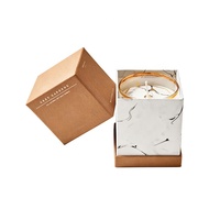 Boîte d'emballage en papier pour parfum, avec couvercle et base, taille personnalisée, impression personnalisée, vente en gros, pour bougie