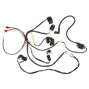 Manufacturer Full Electric Start Engine Wiring Harness Loom For 70 110 125cc Pit Quad Dirt Bike