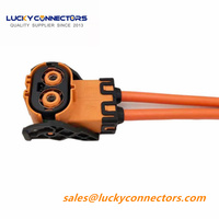 Connecteur Amphenol Hvil YRL-808-002 8 2 Broches Interlock 250A 70mm² Câble d'alimentation haute tension automobile Matériau PA66
