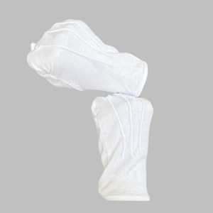 Guante de algodón de fábrica profesional Guantes de alta calidad Manos para desfile Trabajo Servicio de inspección Rendimiento con antideslizante - Product Image 1