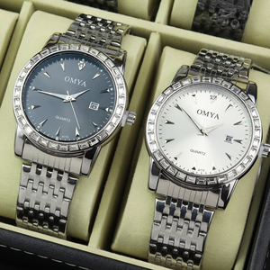 OMYA orologi al quarzo da uomo con lunetta di diamanti orologio di lusso orologio da polso da uomo d'affari orologio da polso per uomo montres de luxe - Product Image 6