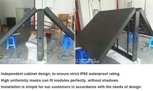 Double-Sided Full Color IP65 Waterproof LED <b>Display</b> Screen for Outdoor Advertising and Video <b>Wall</b> Applications - Product Image 2