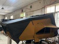 4 personas aluminio Clamshell carcasa dura techo superior tienda coche Hardshell tienda en la azotea RTT para 4x4 Offroad Camping