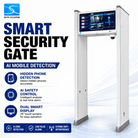 AI Walk Through Metal Detector Gate Smart Mobile Phone Detection Security Scanner untuk Penjara, Sekolah, Gedung Pemerintah