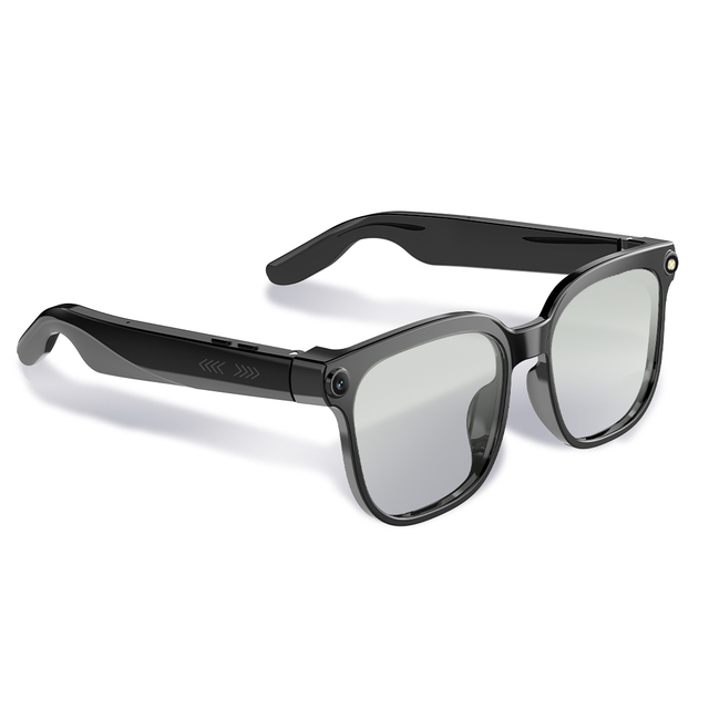 AI Smart Glasses with 800W Camera 1080P Video Capture IP65 Waterproof ChatGPT for Wireless Display Voice & Gesture Control