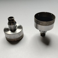 L'usine produit des forets à noyau de diamant sec/humide de haute qualité pour le forage de verre de carreaux de céramique en porcelaine dekton
