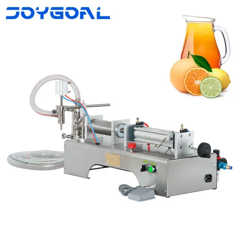 High Quality Semi Automatic Liquid Filling Machine Semi-automatic Horizontal Pneumatic Liquid Filling Table Top Filling Machine