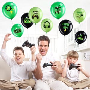 Ensemble de ballons en latex verts de 12 pouces sur le <span class=keywords><strong>thème</strong></span> des <span class=keywords><strong>jeux</strong></span>, décorations de fête de <span class=keywords><strong>jeux</strong></span> <span class=keywords><strong>vidéo</strong></span> pour <span class=keywords><strong>anniversaire</strong></span>, Noël, Saint-Valentin - Product Image 4