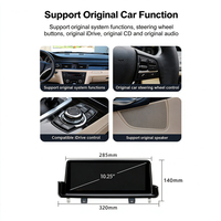 Autoradio GPS stéréo 8 Go + 128 Go 10,25 pouces pour BMW Série 3 E90/E91/E92/E93, écran partagé multimédia sans fil, tableau de bord USB WiFi