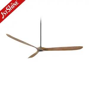 1stshine ceiling fan trending products 220v dc motor 88 inch smart remote control big size wood ceiling fan