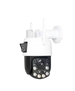 4K 8MP Lente dual PTZ WIFI Cámara Pantalla dual 36X Zoom óptico Seguridad al aire libre CCTV Vigilancia Cámara IP Alexa iCsee