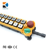Module de commande sans fil RF DEKE F21-20D 20V-500V à double vitesse pour palan de grue, portée 100m, CE/FCC, en plastique