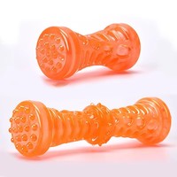 Produits de dropshipping 2026 : Jouet interactif à mâcher pour chien en caoutchouc, résistant aux morsures, robuste, en forme d'os brosse à dents, pour agents de dropshipping