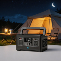 Station d'alimentation portable LiFePO4 TC TC-A5 500W 220V avec onduleur à onde sinusoïdale pure MPPT, démarreur de batterie, allume-cigare, type C, pour extérieur et intérieur