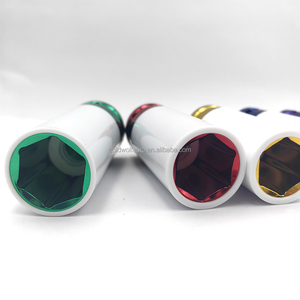 Kit de douilles à bille hexagonales chromées de 1/2 pouce, 15/17/19/21/22, en matériau Cr-Mo, personnalisable OEM, emballé, outil de réparation automobile - Product Image 3