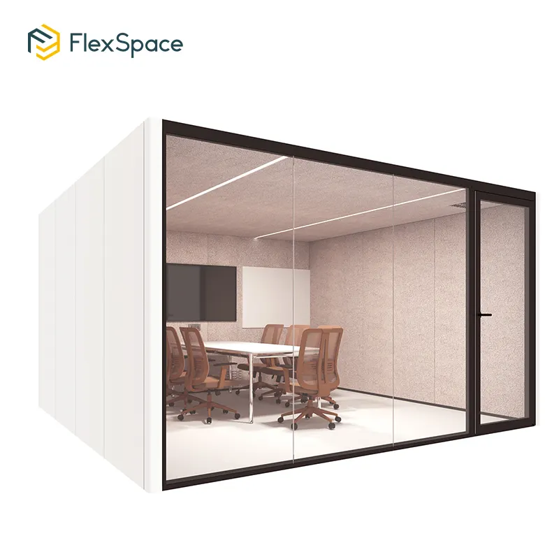 Flexspace Văn Phòng Di Động Cách Âm Phòng Acoustic Tấm Prefab Nhà Đàn Piano Phòng Video Trực Tiếp Gian Hàng Điện Thoại