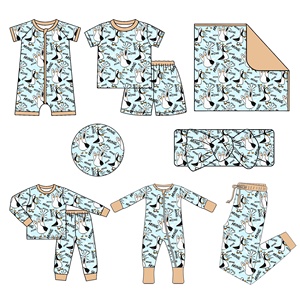Ropa de Bebé de Bambú Personalizada de Primera Calidad, Pijamas y Mamelucos Suaves, Disponibles al por Mayor, Pijamas de Bambú para Niños con Impresión Personalizada - Product Image 5