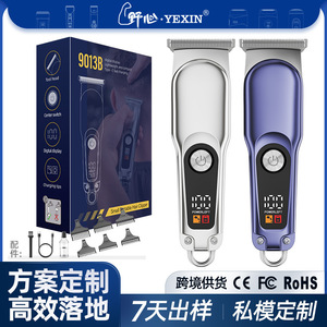 Nouvelle tondeuse à cheveux électrique à affichage numérique pour usage domestique, tondeuse à cheveux électrique pour crâne chauve, outil de coupe de cheveux rechargeable - Product Image 5