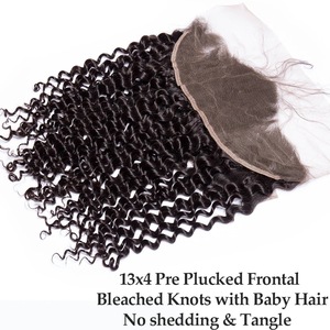 Phashion 13X4 encaje Frontal recto 4x4 5X5 cierre solo onda del cuerpo prearrancado suizo HD transparente 100% cabello humano <span class=keywords><strong>Remy</strong></span> en venta - Product Image 5