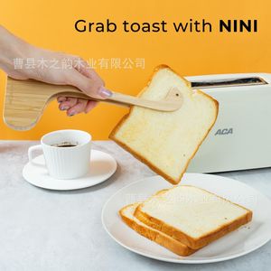 Pinzas de Bambú para Alimentos, 2 Piezas, Aptas para Horno, Utensilios de Cocina para Tostadas, Repostería y Postres, Solo Lavar a Mano - Product Image 5