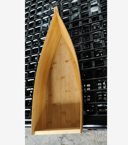 Barco de <span class=keywords><strong>sushi</strong></span> de bambú natural grande seguro y saludable con logotipo personalizado de fábrica con bandeja de platos - Product Image 1