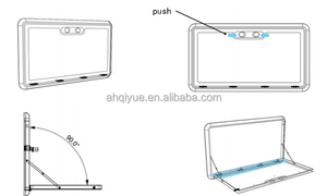 Mesa Plegable para Comedor de Autocaravana, Mesa Interior ASA para Autocaravana, Remolque de Viaje, 500*300mm - Product Image 6
