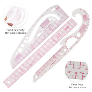 Juego de Reglas de <span class=keywords><strong>Curva</strong></span> Francesa <span class=keywords><strong>para</strong></span> Costura JP 55-6, Plantilla de Dibujo <span class=keywords><strong>para</strong></span> Medir, Confeccionar y Diseñar Ropa - Product Image 2