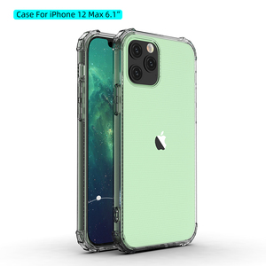 Funda protectora para teléfono móvil iPhone 12 Max, transparente, de gel suave, con protección TPU a prueba de golpes, 3D, anticaídas, 360 grados, cobertura total. - Product Image 2