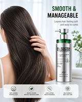 Shampo Pengontrol Minyak dan Penambah Volume 500ml Pembersih Mendalam Perawatan Kulit Kepala Aroma Segar Perawatan Rambut Harian OEM ODM Label Pribadi