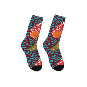 Chaussettes personnalisées pour adultes, impression sérigraphique, motif uni, matière en spandex, absorbant la transpiration, décontractées pour l'été, rouge, orange, bleu, jaune - Product Image 5