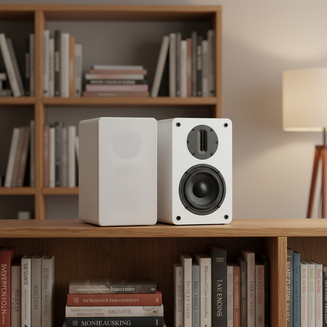 Samtronic 2.0CH Passive HI-FI Bookshelf Speaker Pair with Ribbon Tweeter