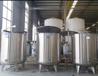 Cuve de Fermentation à Agitateur de 200L en Acier Inoxydable Contrôlée par PLC pour le Mélange et la Fermentation du Lait et du Yaourt