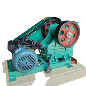 Mini concasseur à mâchoires 100X60, machine électrique de broyage de roche pour le broyage de minerai, de scories, de charbon et de pierres, 220V - Product Image 6