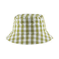 Vente en gros de haute qualité mode OEM ODM logo personnalisé motif à carreaux colorés casquette seau en coton à large bord