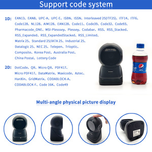 High-performance <strong>2D</strong> Desktop Qr <strong>Code</strong> Scanner Multicode EMT71 Handsfree Barcode <strong>Reader</strong> for Supermarkets - Product Image 5