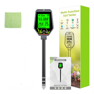 Moniteur numérique des nutriments et de l'humidité <span class=keywords><strong>du</strong></span> sol pour jardin domestique, testeur numérique <span class=keywords><strong>du</strong></span> sol 6-en-1 pour le pH, la fertilité, la température, la luminosité <span class=keywords><strong>du</strong></span> soleil et l'humidité - Product Image 5