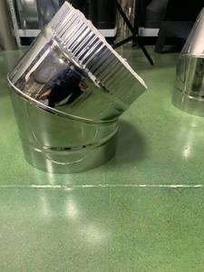 Tubo per <span class=keywords><strong>Camino</strong></span>/Stufa a <span class=keywords><strong>Legna</strong></span> 5" 6" 8" in Acciaio Inox 304L 316L a Doppia Parete con Connessione a Spigot - Product Image 3