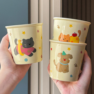 Taza de Cerámica con Diseño de Cachorro de Dibujos Animados, Linda Taza de Café, Taza de Leche para el <span class=keywords><strong>Desayuno</strong></span> para Niñas, Taza para Beber Diaria - Product Image 2