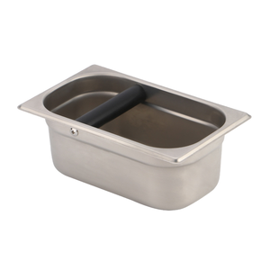 กล่องทิ้งกากกาแฟแบบพกพา ทนทาน ทำจากสแตนเลสทรงสี่เหลี่ยม ดีไซน์กันลื่น สำหรับล้างทำความสะอาดได้อย่างรวดเร็วและง่ายดาย - Product Image 1