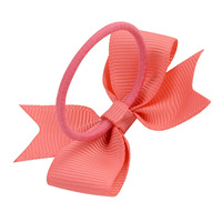 Chouchou en ruban gros grain pour enfants, nœud élastique pour petites filles, support queue de cheval, accessoires pour cheveux, 50 pièces à la mode