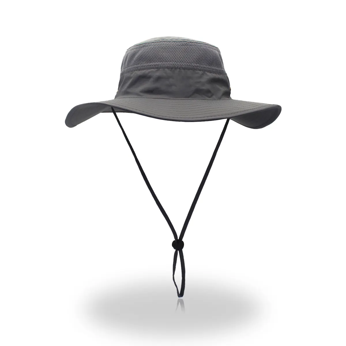 Sulam Logo Khusus Amazon Diskon Besar Anti-UV Melindungi Sinar Matahari Uniseks Pria Topi Nelayan Luar Ruangan Topi Pantai Topi Pemancing