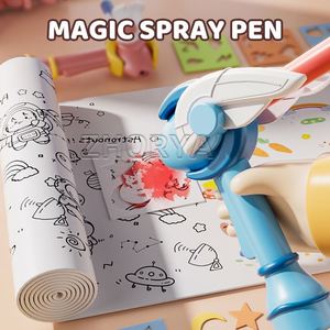 Kit de Peinture Aérographe DIY Zhorya pour Enfants, Jouets en Peluche à Peindre, Stylo Magique à Pulvérisation de Couleur avec Marqueur - Product Image 2