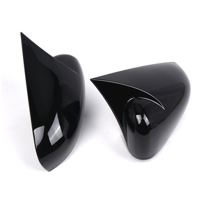 2x Coques de Rétroviseur Latéral pour Renault <span class=keywords><strong>Clio</strong></span> 4 2012-2019 Noir Brillant 963735617R 963749835R - Product Image 2