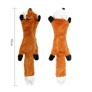 Bán Buôn Động Vật Âm Thanh Sang Trọng Con Chó Đồ Chơi Mới 1PC Âm Thanh Dễ Thương Gấu Trúc Sóc Fox unstuffed Pet Tiếng rít Chew Đồ Chơi Cho Con Chó Con - Product Image 5