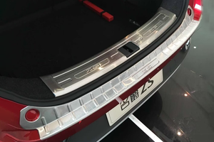 Protection intérieure de <span class=keywords><strong>coffre</strong></span> arrière pour <span class=keywords><strong>MG</strong></span> <span class=keywords><strong>ZS</strong></span> Accessoire Plaque de protection de seuil de <span class=keywords><strong>coffre</strong></span> en acier inoxydable Accessoires d'intérieur - Product Image 3