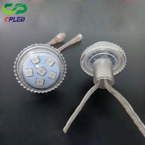 Adressable 24V UCS1903 Point Light RGB 35mm Ferry Lights Pixel LED Noria Cabochon Fairground Lights para paseos de entretenimiento - Product Image 5