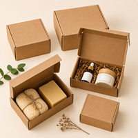 Caja de Cartón Corrugado Personalizada, Papel Kraft, Embalaje para Regalos, Ropa, Zapatos, Caja de Envío Plegable, Caja de Papel para Ropa