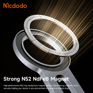 Support de <span class=keywords><strong>téléphone</strong></span> magnétique multi-mode Mcdodo 621, 21N, pliable, pour bureau et portable, <span class=keywords><strong>anneau</strong></span> magnétique universel pour tous les téléphones - Product Image 2