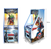 Machine de jeu d'arcade à pousse-pièces SOURCE, système d'échange de pièces, accepteur de billets pour salle de jeux intérieure et centre commercial