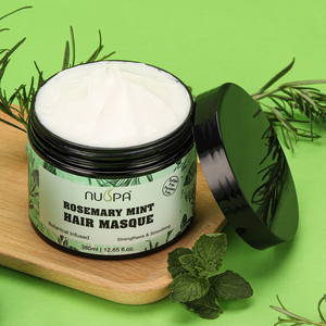 Nuspa Vente en gros <span class=keywords><strong>Masque</strong></span> pour cheveux bio à texture rebondissante restaurée au romarin <span class=keywords><strong>Biotine</strong></span> <span class=keywords><strong>Masque</strong></span> de traitement pour la croissance des cheveux - Product Image 4